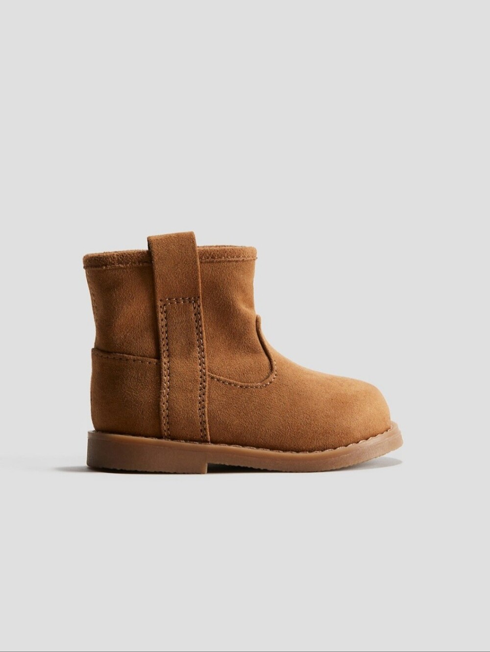 H&M Toddler Girl Faux Fur Boots in Light Brown Size 7.5